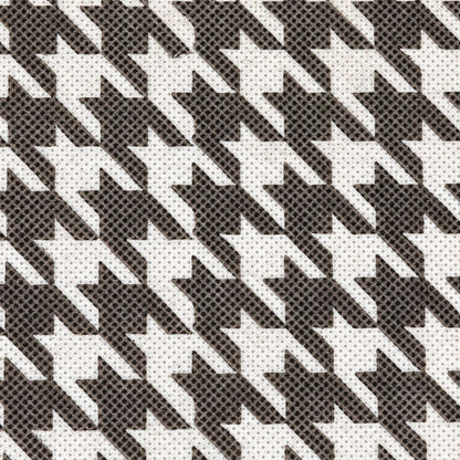 Household Essentials Fabric Storage Bins 6 Piece Set, Houndstooth White and Black