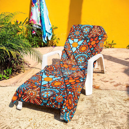 Elite Trend Microfiber Beach Towel Waffle for Adults with Bag - Extra Large 78x35 inch Lightweight Sand Free Quick Dry Towel for Travel, Swimming, Yoga, Camping (Ojoy)