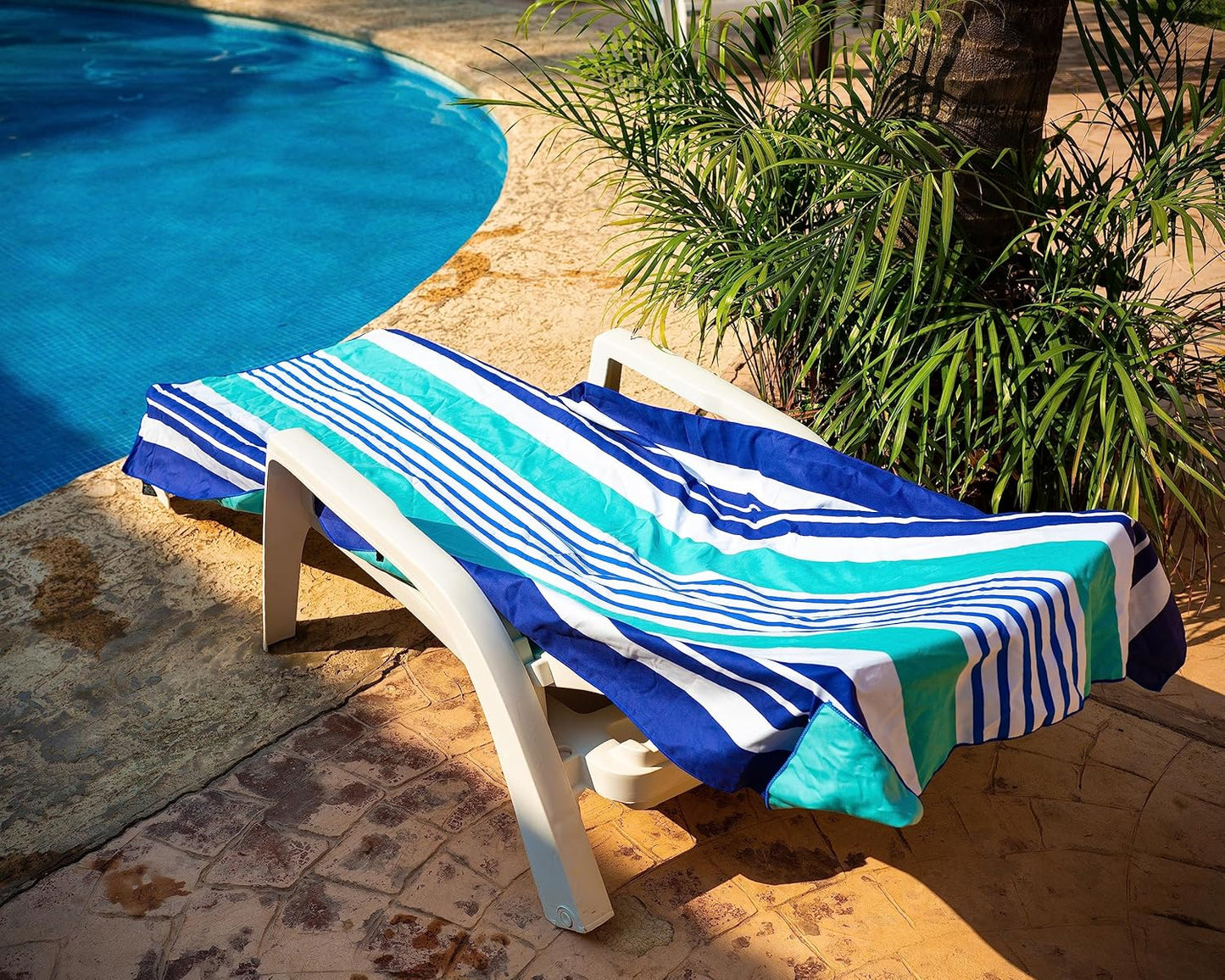 Elite Trend Microfiber Beach Towel - Extra Large 78x35 Inch Sand Free Quick Dry Towel for Travel, Swimming, Pool, Yoga, Hiking, Camping – Lightweight Fast Drying Microfiber Towel Compact for Adults