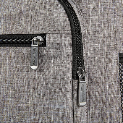 Amazon Basics Insulated Cooler Backpack, 30 Can Capacity, Leak-Proof Design, Gray