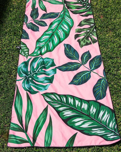 Quick Dry Towel Extra Large 78x35 Inch - Microfiber Beach Towel - Perfect for Beach, Travel, Swimming, Pool, Yoga, Hiking, Camping - Lightweight, Fast Drying, Compact for Adults (La Fashion)