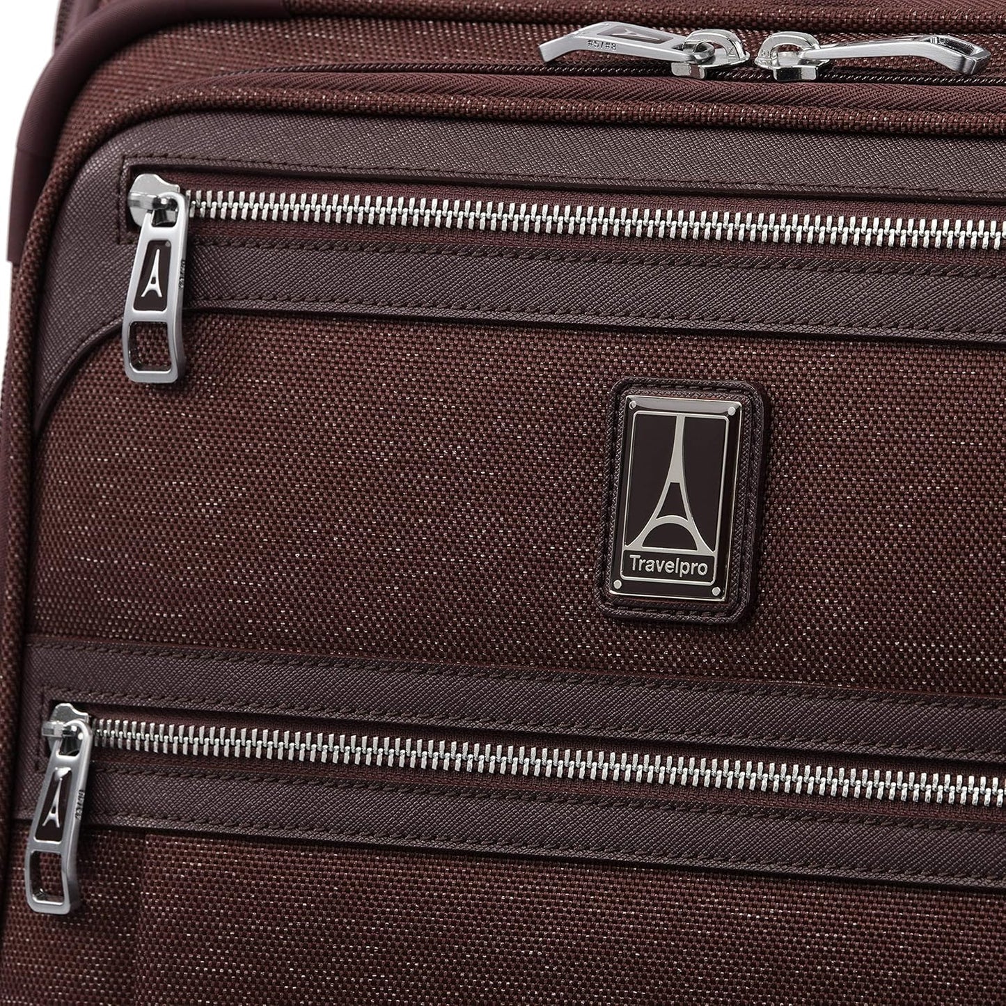 Travelpro Platinum Elite Softside Expandable Carry on Luggage, 8 Wheel Spinner Suitcase, USB Port, Men and Women, International, Bordeaux Red, Carry On 19-Inch