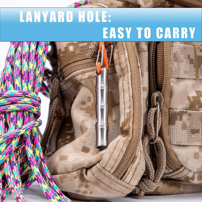 TACRAY Emergency Whistle Survival Loud, Perfect Loud Whistle for Safety,Survival,Hiking,Camping,Child Safety,Pets Training