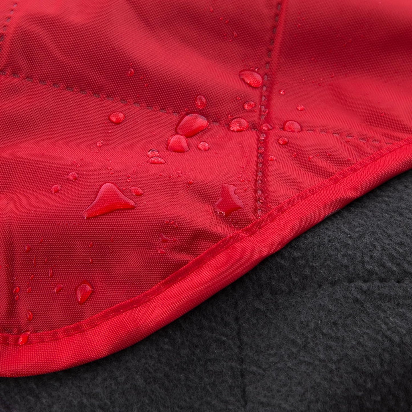 DOWN UNDER OUTDOORS Large Waterproof Windproof Extra Thick 350 GSM Quilted Fleece, or Sherpa Stadium Blanket