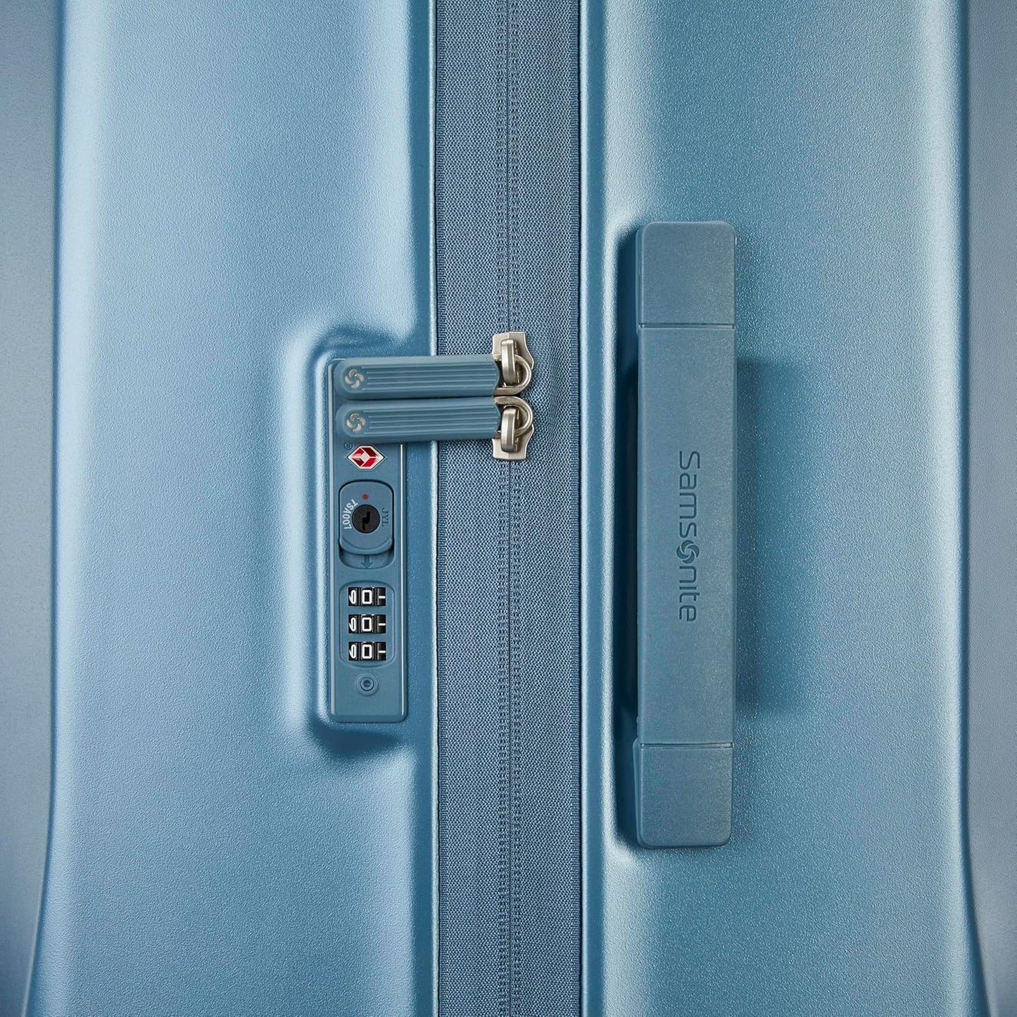 Samsonite UpLIFT X-Large Checked Hardside Luggage with Spinner Wheels - Airline-Approved, TSA Lock, Adjustable Handle System - Polycarbonate Hard Suitcase for Ultra Lightweight Travel - Elemental Blue