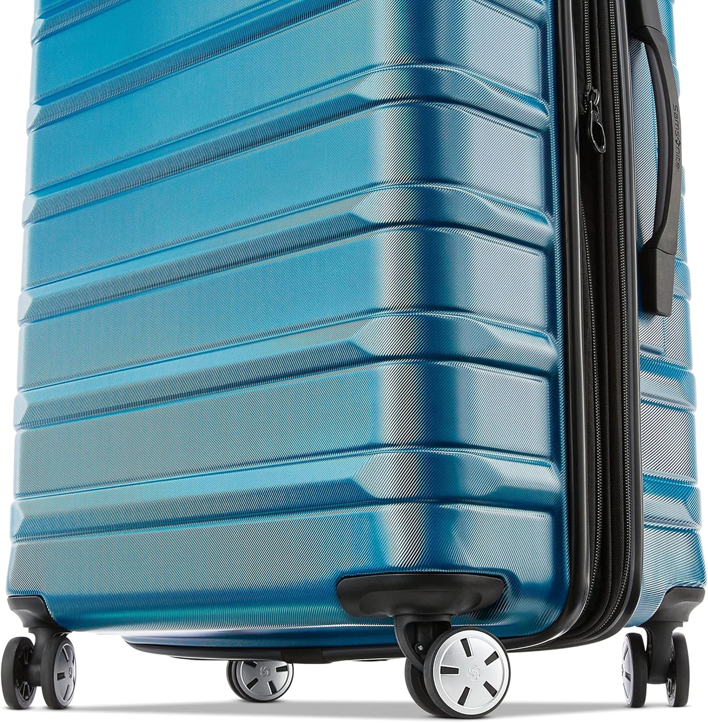 Samsonite Omni 2 Hardside Expandable Luggage with Spinner Wheels, 2-Piece Set (19/24), CARIBBEAN BLUE
